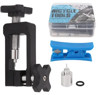 Image de Outil d'installation pour purgeur de freins à disque hydrauliques, compatible avec les durites de frein