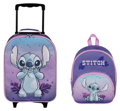 Produktbild von Lilo & Stitch Reise-Set; Trolley und Rucksack