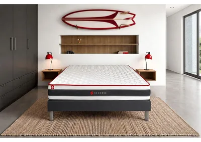 Productafbeelding van Matras- en lattenbodemset, 90x190 cm - Energy
