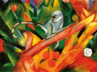 Produktbild von Franz Marc Kunstdruck Bild - Das„ffchen, 1912 (60 x 80 cm)