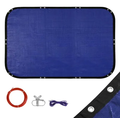 Obrázek produktu pro Peviasot Obdélníková plachta na bazén pro bazény 200 x 300 cm | Plachta 210 x 304 cm | 2 v 1 PE
