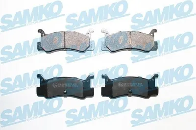 Produktbild von SAMKO Bremsbeläge Satz Hinten Bremsklötze für MAZDA FAMILIA IV (BF) 5SP367