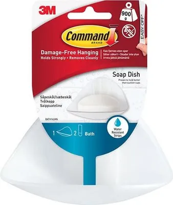 Immagine prodotto di BATH14-UK Command Portasapone da bagno 900g WI1216 (Taglia unica) (Un colore)