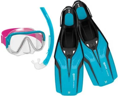 Obrázek produktu pro Sada šnorchlů Mares Aquazone Nateeva Keewee Junior Blue XS Blue XS