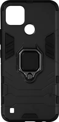 Obrázek produktu pro Avizar, Nárazuvzdorné pouzdro na mobilní telefon Realme C21Y / C25Y s držákem prstenu, černé