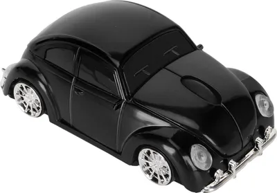 Obrázok produktu pre Bezdrôtová myš červená športový automobilový štýl 2,4 GHz USB prijímač 1600DPI LED svetlomet Kancelárska myš pre notebook stolný počítač čierna