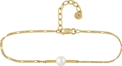 Zdjęcie produktu dla bransoletka cai 925/- srebro pozłacana perła