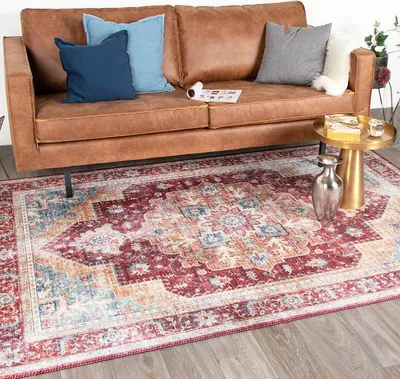 Image de Volero - Tapis vintage - Azara Rouge - 230x330 cm