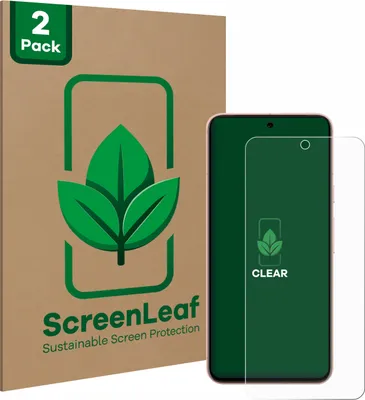 Produktbild von 2x ScreenLeaf Schutzfolie für Google Pixel 8 Displayschutz Display Schutz Folie Klar Transparent