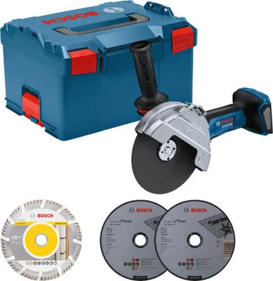 Immagine prodotto di BOSCH Professional 06019H6L02 BOSCH Professional GWS 18V-180 P Smerigliatrice angolare a batteria 18,0 V, senza batteria