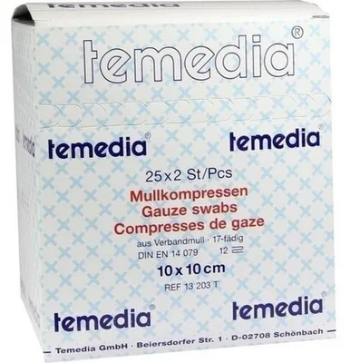 Produktbild von MULLKOMPRESSEN 10x10 cm steril 12fach 17fädig