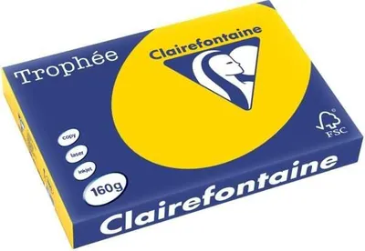Obrázok produktu pre Clairefontaine Trophee Color 1110C Zlatistožltá 160 g/m² DIN-A3 – 250 listov