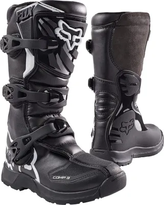 Produktbild von Fox Comp 3Y Jugend Motocross Stiefel, schwarz, 5