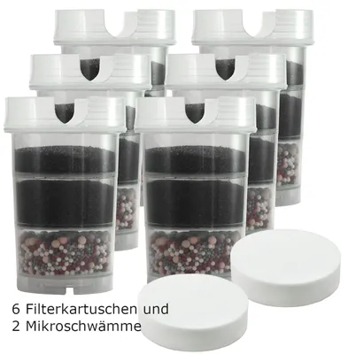 Produktbild von Jahrespaket mit Mikroschwamm für AcalaQuell Kannen Wasserfilter Swing, Sunny, Wassetto, One