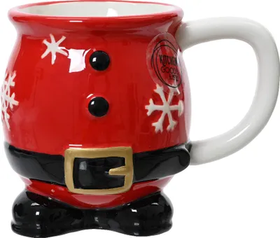 Produktbild von Tasse Keramik mit Griff 10,3cm Weihnachtsmann Rot