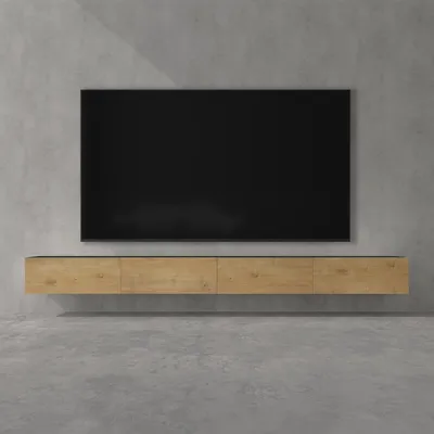 Produktbild von doporro TV Lowboard hängend Fernsehschrank Wohnzimmer | TV-Schrank hängend Fernsehtisch Hängeschrank 320cm Fernsehschrank02