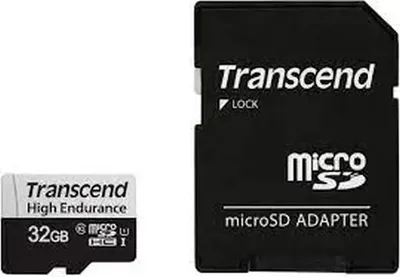 Produktbild von TRANSCEND 32GB microSD w/ adapter U1 High Endurance
