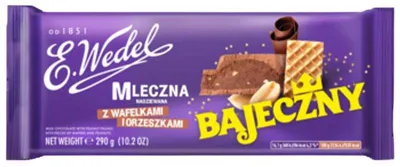 Zdjęcie produktu dla Wedel Czekolada mleczna Bajeczna 290 g