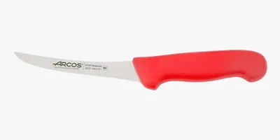 Ausbeinmesser 140 mm, NITRUM Edelstahl, roter PP-Griff