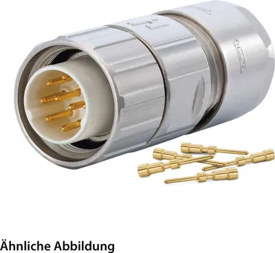 Immagine prodotto di SET HUMMEL incl. contatti M16 connettore cavo, inserto a crimpare diritto numero di poli 6+PE, pin uscita cavo diritto,