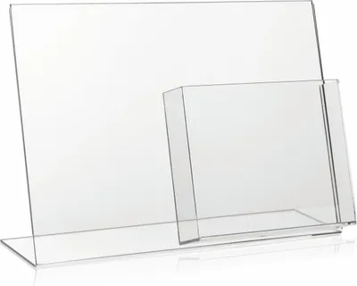 Produktbild von DIN A4 Werbeaufsteller / quer + A5-Fach