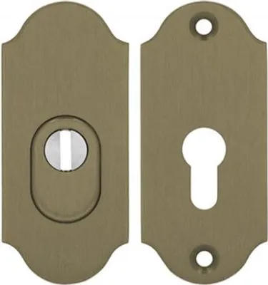 Zdjęcie produktu dla Axa Verona rose, klasa 3 z zabezpieczeniem wkładki FLEX (ochrona przeciwpożarowa), kolor F4 - stare złoto, śruby 90 mm