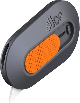 Produktbild von Slice Mini-Cuttermesser, 10515DOJ, Version 2020-1 kleiner Schneider - Klinge bleibt in Position, Mini-Cutter, 1 Mini Cutter - Blade Stays In Position, Schwarz/Orange