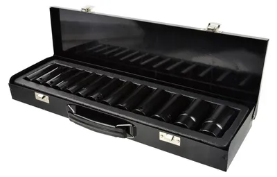 Immagine prodotto di Set bussole a impatto lunghe 1/2", 10-30 mm, 78 mm, 13 pezzi Geko