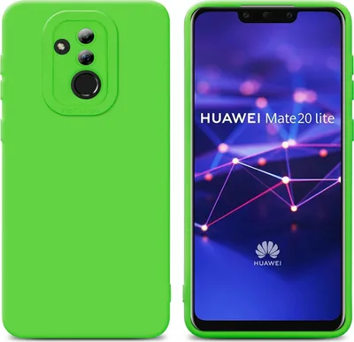 Immagine prodotto di Cadorabo cover per Huawei MATE 20 LITE cover protettiva in silicone TPU verde custodia per telefono cellulare