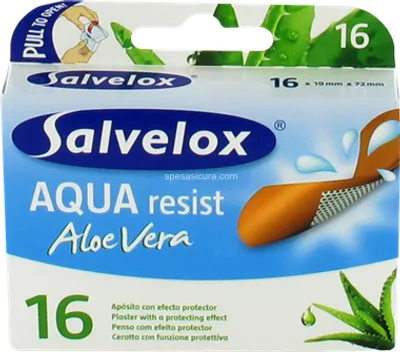 Produktbild von Salvelox Aqua Resist Aloe Vera Klebeverband 16 Stück