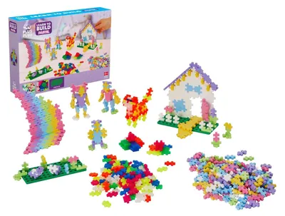 Image de Plus-Plus : Apprenez à construire des créations pastel - 600 pièces.