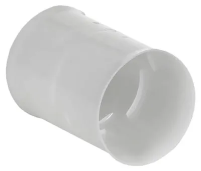 AERIVA Verbinder Muffe für Kunststoff-Flexrohr DN 75 Weiß