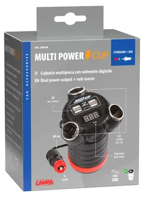 Produktbild von LAMPA Zigarettenanzünder-Verteiler zigaretenanzünder 38926