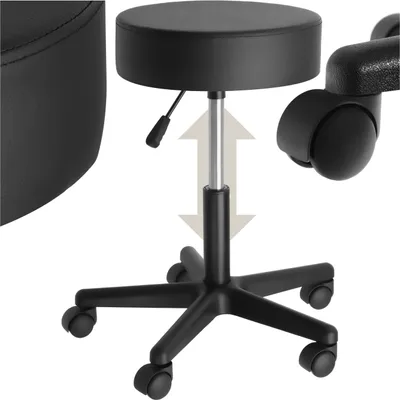 Produktbild von tectake® Rollhocker Werner höhenverstellbar und 360° drehbar Belastbarkeit 150 kg
