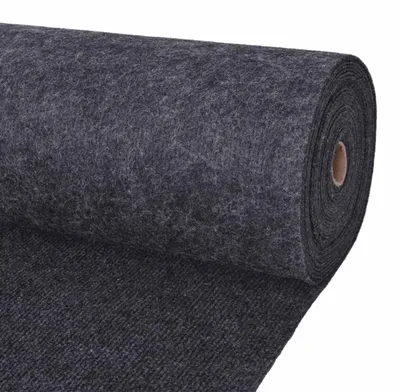 Immagine prodotto di Tappeto vidaXL antracite 1,2 x 20 m in poliestere