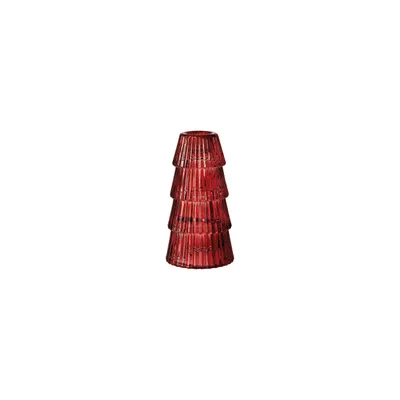 Produktbild von Hutschenreuther Christmas Love Glas rot Baum/Kerzenhalter