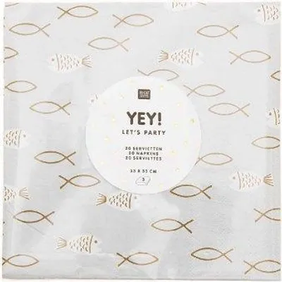 Produktbild von Servietten, Christliche Feste, Fische