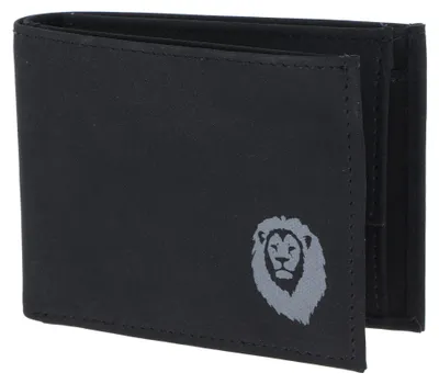 Immagine prodotto di oxmox portafoglio New Cryptan RFID Protect Pocketbörse Freedom Lion Print Grey Black nero