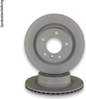 Produktbild von 2 Bremsscheiben Hinterachse voll Ø 260 mm 8 mm FTE für u.a. RENAULT MEGANE
