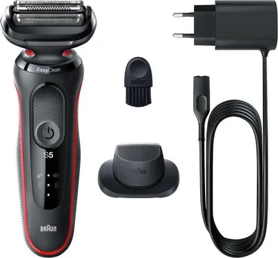 Obrázek produktu pro Braun Series 5 51-R1200S - Folienschaber - Schwarz - Rot - AutoSense - Tasten - Akku - Lithium-Ion (Li-Ion)