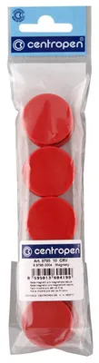 Produktbild von Magnety 30 mm červené, 10ks