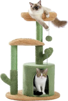Produktbild von Famanu Kratzbaum für Katzen - 78 cm - Grün