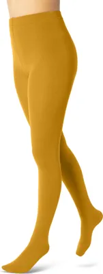 Produktbild von Damen THERMO Strumpfhose mit Innenfleece extra warm Winter Strumpfhose - Ocker 38/40