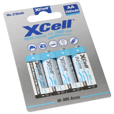 Immagine prodotto di Batteria XCell NiMH Mignon AA LR6 HR6 1,2 V 2900 mAh