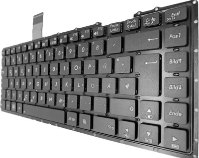 Obrázek produktu pro NĚMECKÁ klávesnice bez rámečku - pro ASUS X401A-HCL122I, X401A-WX021R, X401A-WX052D
