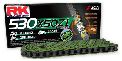 Obrázok produktu pre Reťaze Rk 530 xso 118 n zelená čierna otvorené