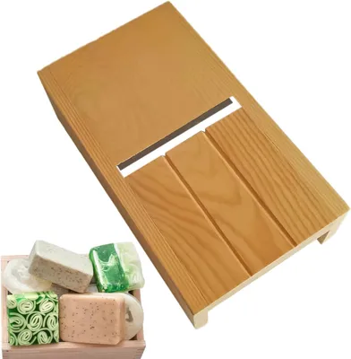 Produktbild von Seifenstangen-Kantenschräger aus Holz für DIY-Seifenherstellung