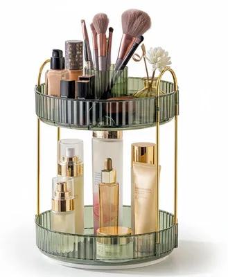 Productafbeelding van 360° draaibare make-up organizer met grote capaciteit