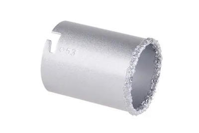 Produktbild von Hartmetallbestückter Kronenbohrer für Keramikfliesen Ø 53 mm mit ALU-Hülsenaufnahme