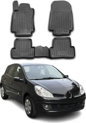 Immagine prodotto di 2005-2012 Renault Clio tappetini TPE nero 4 pezzi
